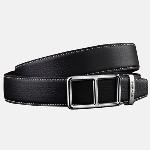 Hermes 2019 Mens Licol Leather Constance Belt - 에르… - 1