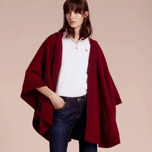 Burberry Ladies Wool Cape - 버버리 여성 울 망토 - bur429x - 1