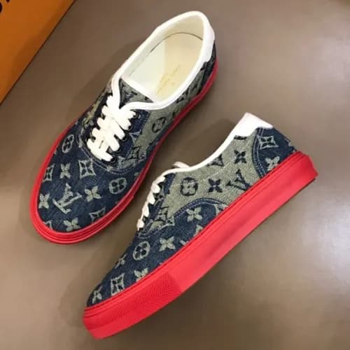 Louis Vuitton 2019 Mens MonogramInitial Logo Denim… - 1