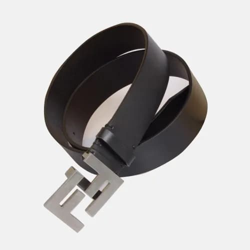 Fendi 2019 Mens Baguette Double "F" Antique Buckle… - 1