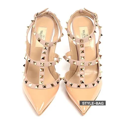 Valentino 2019 Womens Rock Stud Strap Sandals - 발렌… - 1