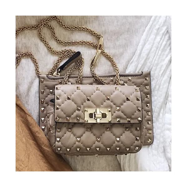 Valentino 2019 Leather Garavani Rockstud Spike Cha… - 1