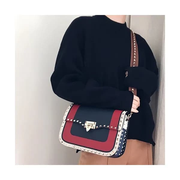 Valentino 2019 Leather Garavani Rockstud Shoudler … - 1