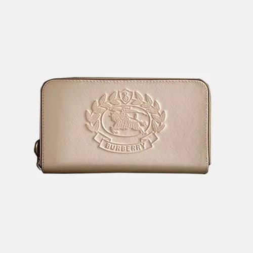 Burberry 2019 Leather Zip Round Wallet - 버버리 남여공용 … - 1