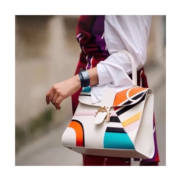 Delvaux 2019 Brillant Leather Tote Shoulder Bag,28… - 1