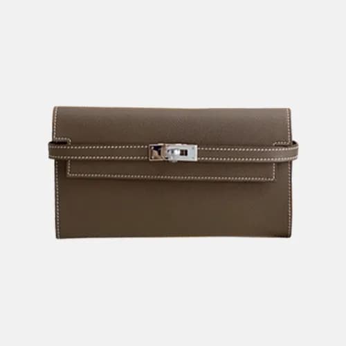 Hermes 2019 Kelly Womens Epsom Leather Wallet - 에… - 1