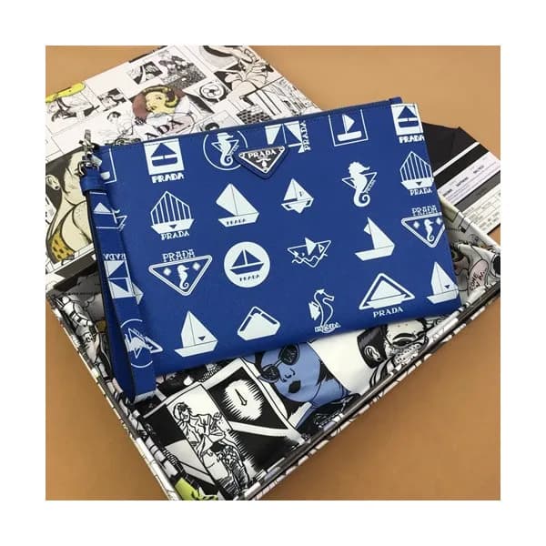 Prada 2019 Mens Clutch Bag ,28CM - 프라다 2019 남성용 클러… - 1