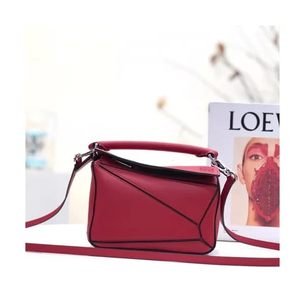 Loewe 2019 Puzzle Mini Shoulder Bag, 18CM - 로에베 20…