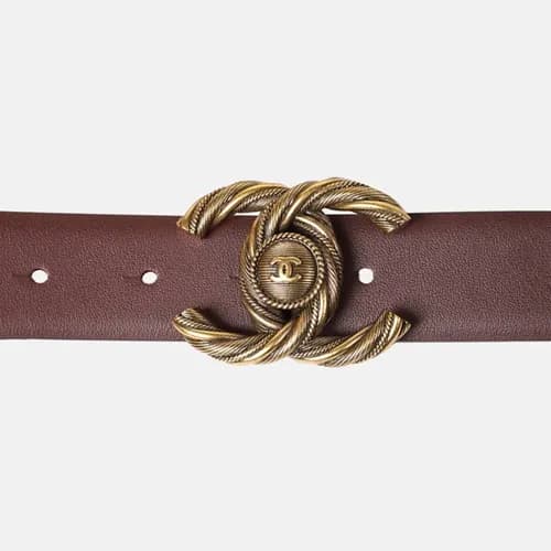 Chanel 2019 Ladies Leather Belt - 샤넬 2019 여성용 레더 벨… - 1