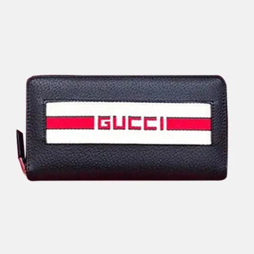 Gucci 2019 Stripe Leather Zip Wallet 408831 - 구찌 … - 1