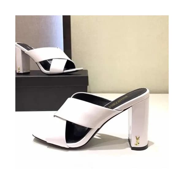 Saint Laurent 2019 Ladies High Heel Slipper - 입생로랑… - 1