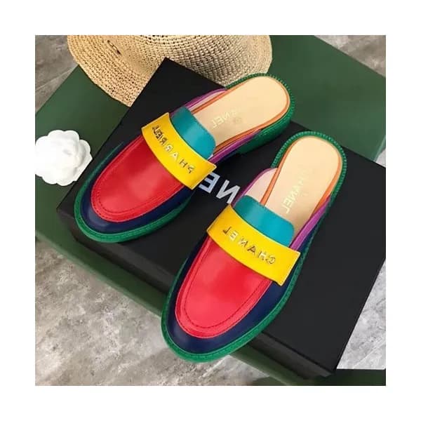 Chanel 2019 Ladies Leather Bloafer Slipper - 샤넬 20… - 1