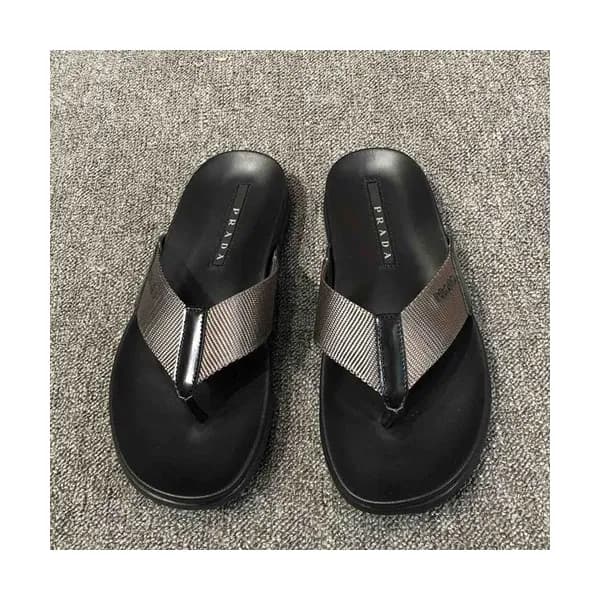 Prada 2019 Mens Leather Slipper - 프라다 2019 남성용 레더 … - 1