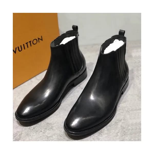 [매장판]Louis vuitton 2019 Mens Leather Boots - 루이비통 … - 1