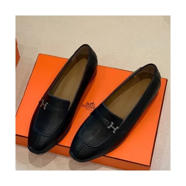 Hermes 2019 Ladies Leather Loafer- 에르메스 2019 여성용 레… - 1