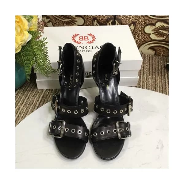Balenciaga 2019 Ladies Leather High Heel Sandal - … - 1