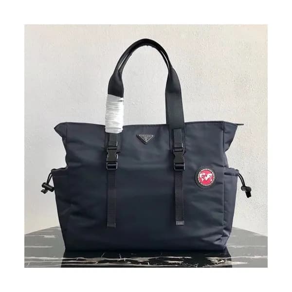 Prada 2019 Nylon Tote Shoulder Shopper Bag,40CM - … - 1
