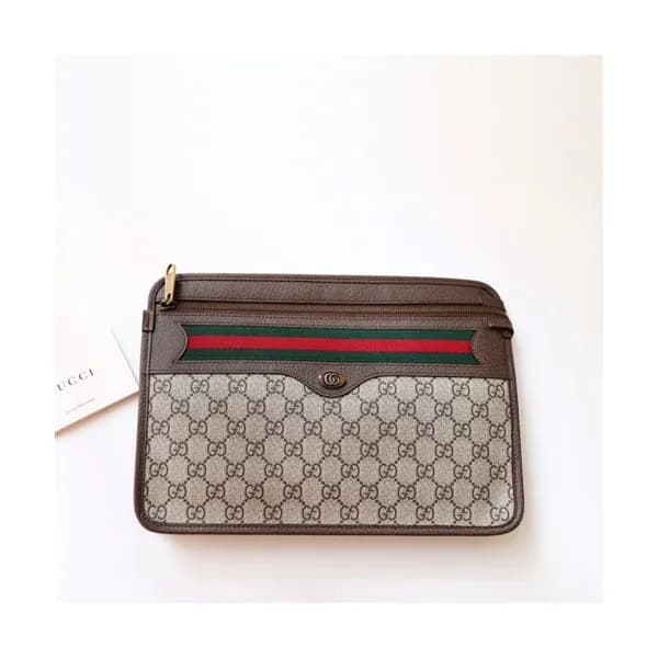 Gucci 2019 Ophidia Supreme Clutch Bag ,31CM - 구찌 2… - 1