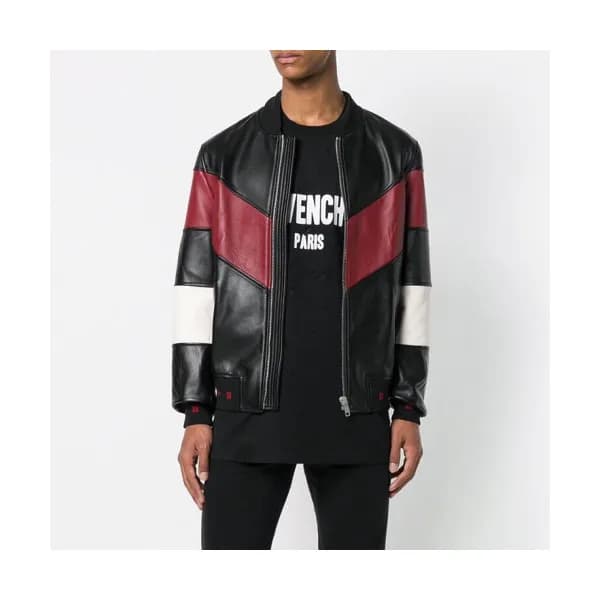 Givenchy 2019 Mens Logo Casual Leather Jacket - 지방… - 1