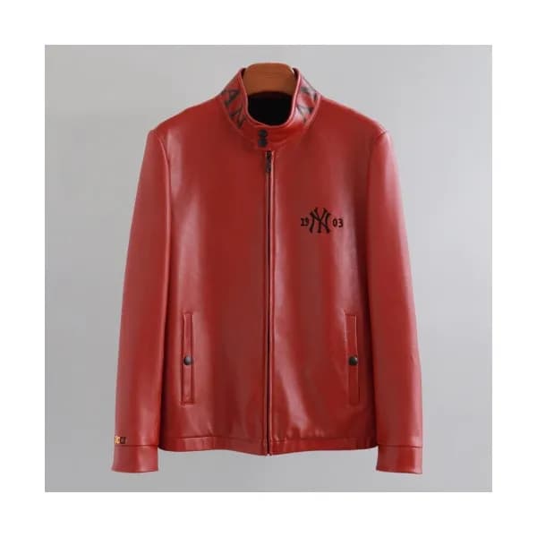 Gucci 2019 Mens Logo Casual Leather Jacket - 구찌 20… - 1