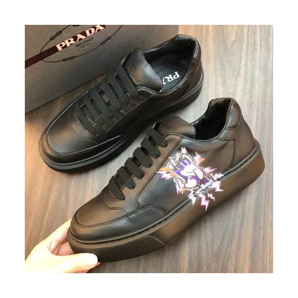 Prada 2019 Mens Leather Sneakers - 프라다 2019 남성용 레더… - 1