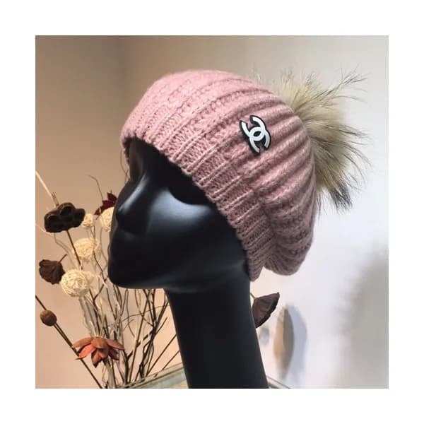 Chanel 2019 Ladies Knit & Fox Fur Cap - 샤넬 2019 여성… - 1