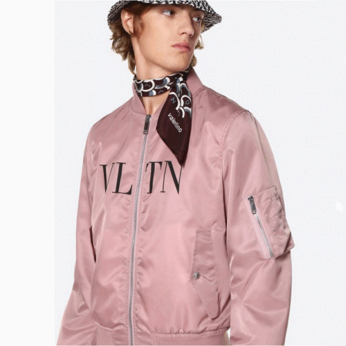 Valentino 2019 Mm/Wm Logo Casual Bombard Jacket - … - 1