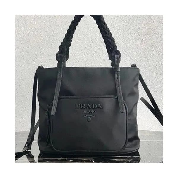 Prada 2019 Nylon Tote Shoulder Shopper Bag,22cm -… - 1