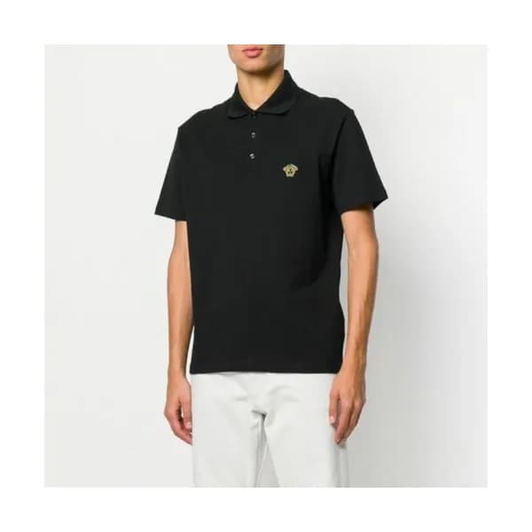 [베르사체]Versace 2020 Mens Logo Silket Short Sleeved … - 1