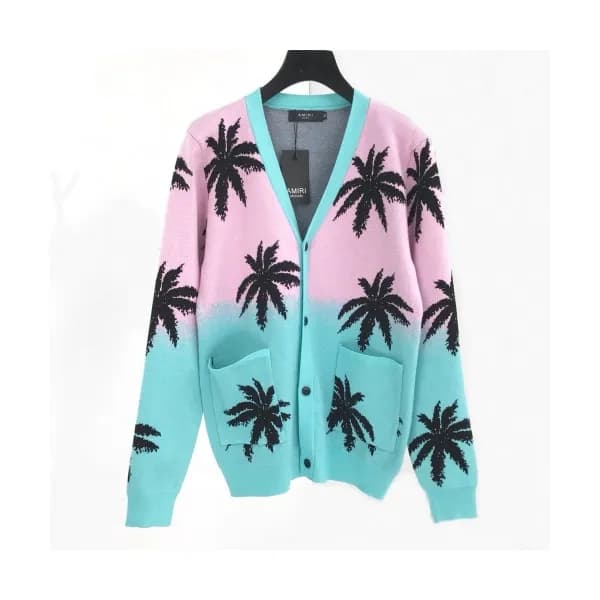 Amiri Mens V-neck Cardigan - 아미리 남성 브이넥 가디건 - ami7… - 1