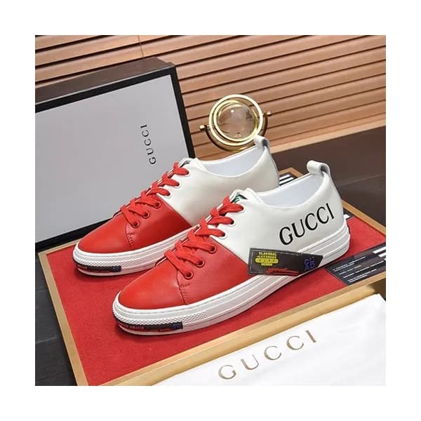 Gucci 2020 Mens Leather Sneakers - 구찌 2020 남성용 레더 … - 1