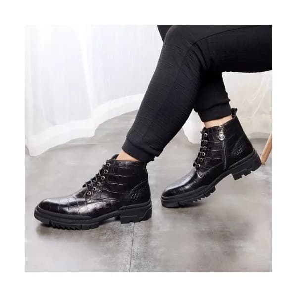 Versace 2020 Mens Leather Boots - 베르사체 2020 남성용 레… - 1
