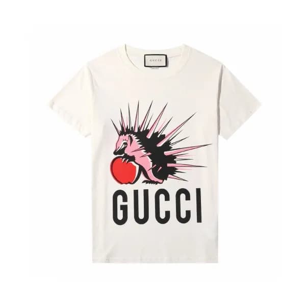 [매장판]Gucci 2020 Mm/Wm Logo Cotton Crew neck Short … - 1