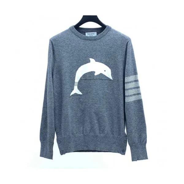 [톰브라운]Thom Browne 2020 Mens Strap Crew-neck Sweate… - 1