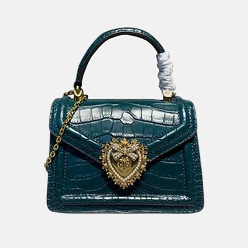 Dolce&Gabbana 2020 Leather Chain Tote Shoulder Bag… - 1