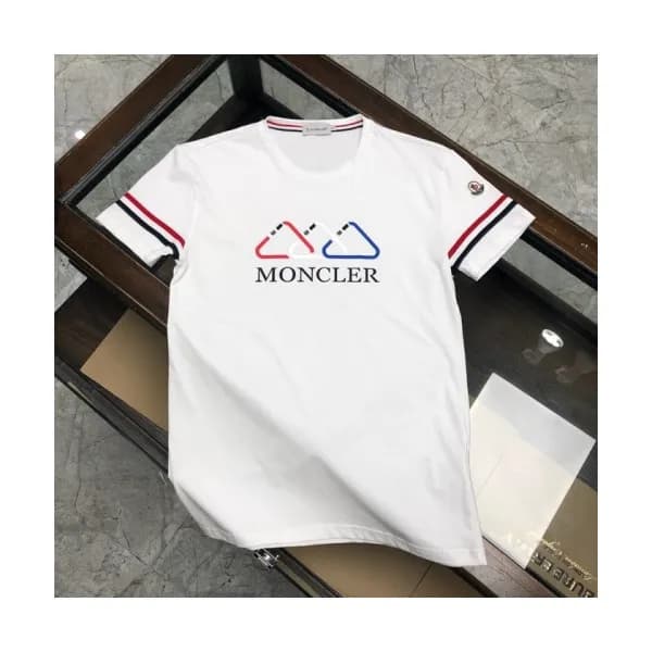 [매장판]Moncler 2020 Mens Logo Silket Crew-neck Short… - 1