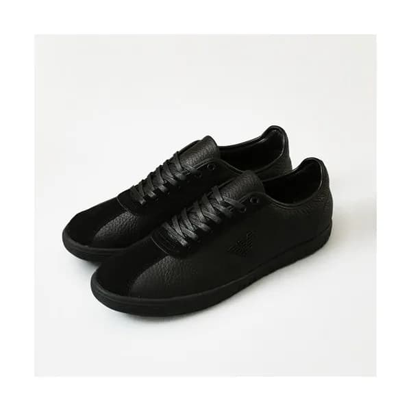 [업 신상]Armani 2020 Mens Leather Sneakers - 알마니 20… - 1