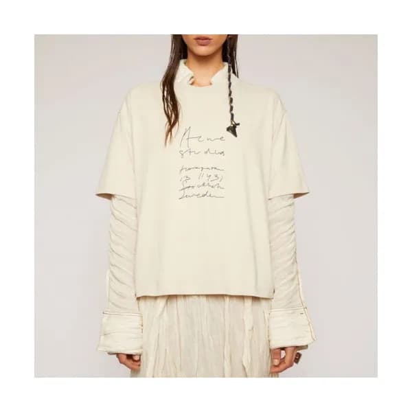 Acne Studios Womens Short Sleeved Tshirt - 아크네 스튜디… - 1