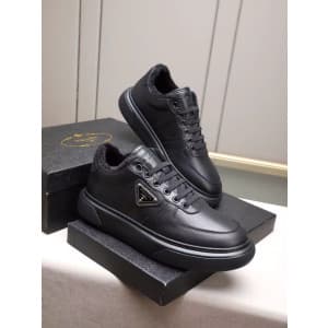 Prada Mens Leather Running Shoes - 프라다 남성용 레더 런닝슈즈…