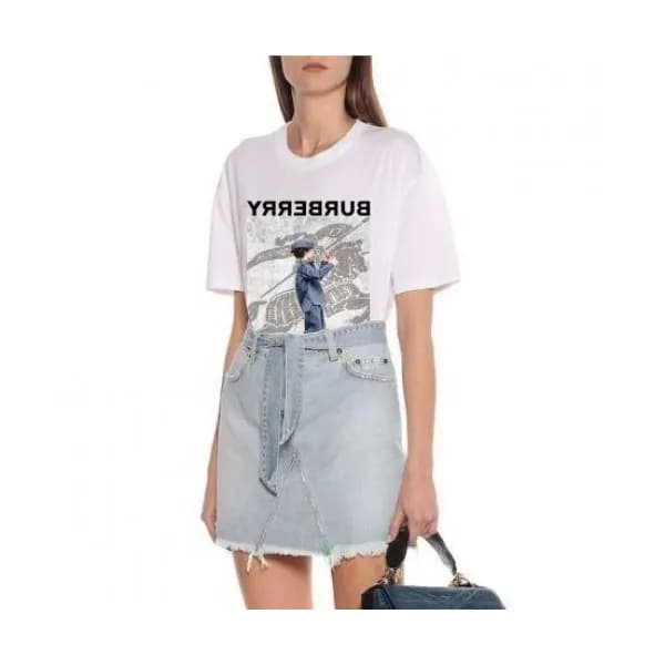 [버버리]Burberry 2020 Mm/Wm Logo Cotton Short Sleeved… - 1
