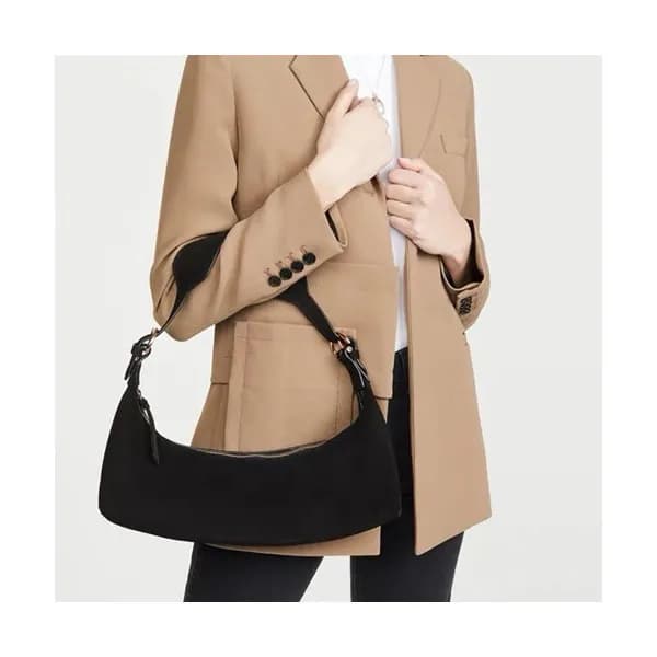 By Far 2020 Suede Tote Shoulder Bag,34cm - 바이 파 20… - 1