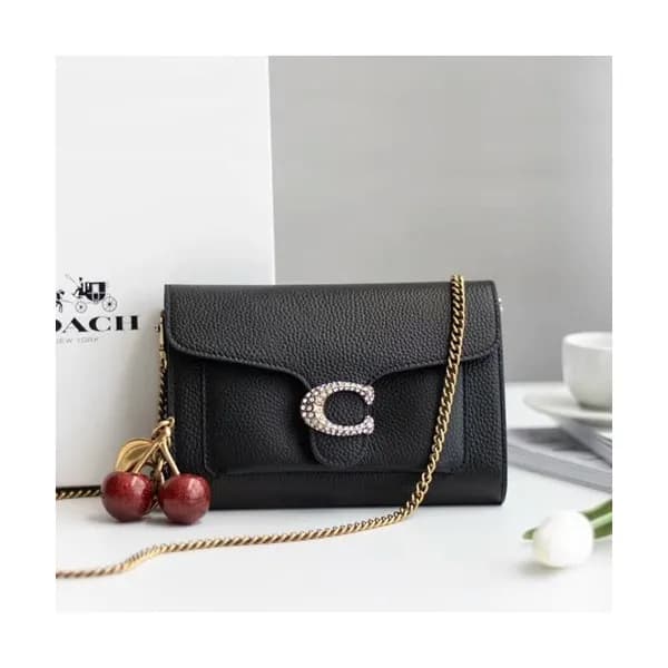Coach 2020 Leather Shoulder Cross Bag,20cm - 코치 20… - 1
