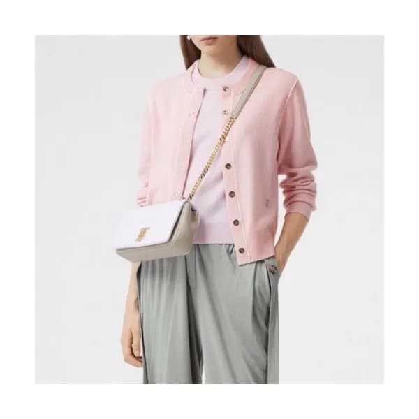 Burberry 2019 Womens Vintage V-neck Wool Cardigan … - 1