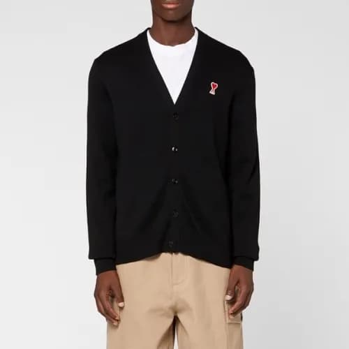 Ami 2020 Mens Logo Casual Cardigen - 아미 2020 남성 로고… - 1