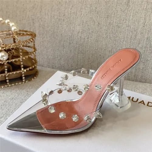Amina Muaddi 2020 Women's High Heel Sandal - 아…