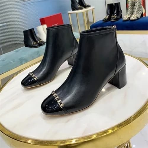 Salvatore Ferragamo 2020 Women's Leather Ankle… - 1