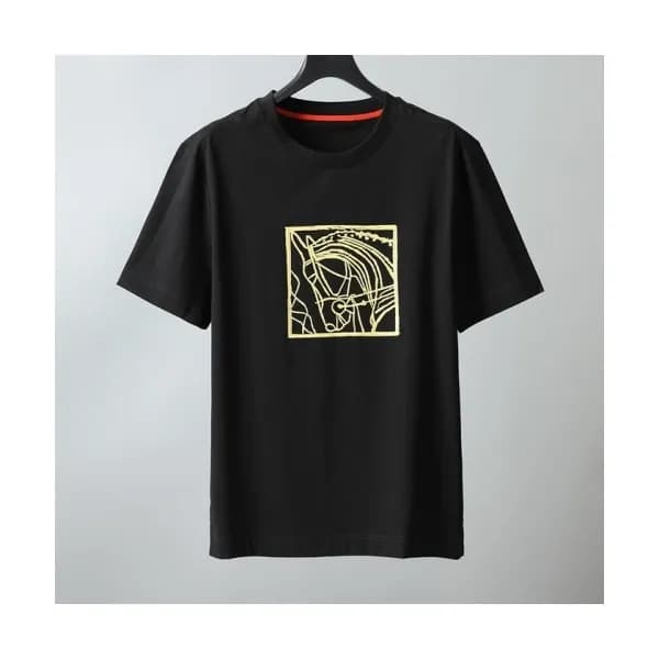 [에르메스]Hermes 2021 Mens Crew-neck Short Sleeved Tsh… - 1