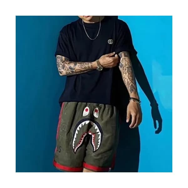 Gucci Mm/Wm Logo Short Sleeved Tshirts Black - 구찌… - 1