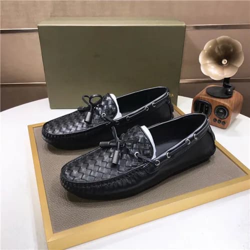 Bottega Veneta 2021 Men's Leather Loafer,BVS03… - 1