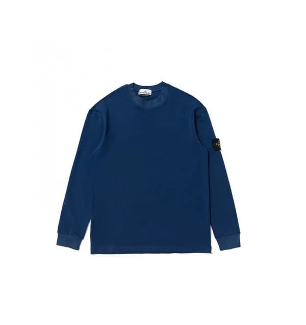 Stone Island Mens Light Reflection Logo Cotton Ma… - 1